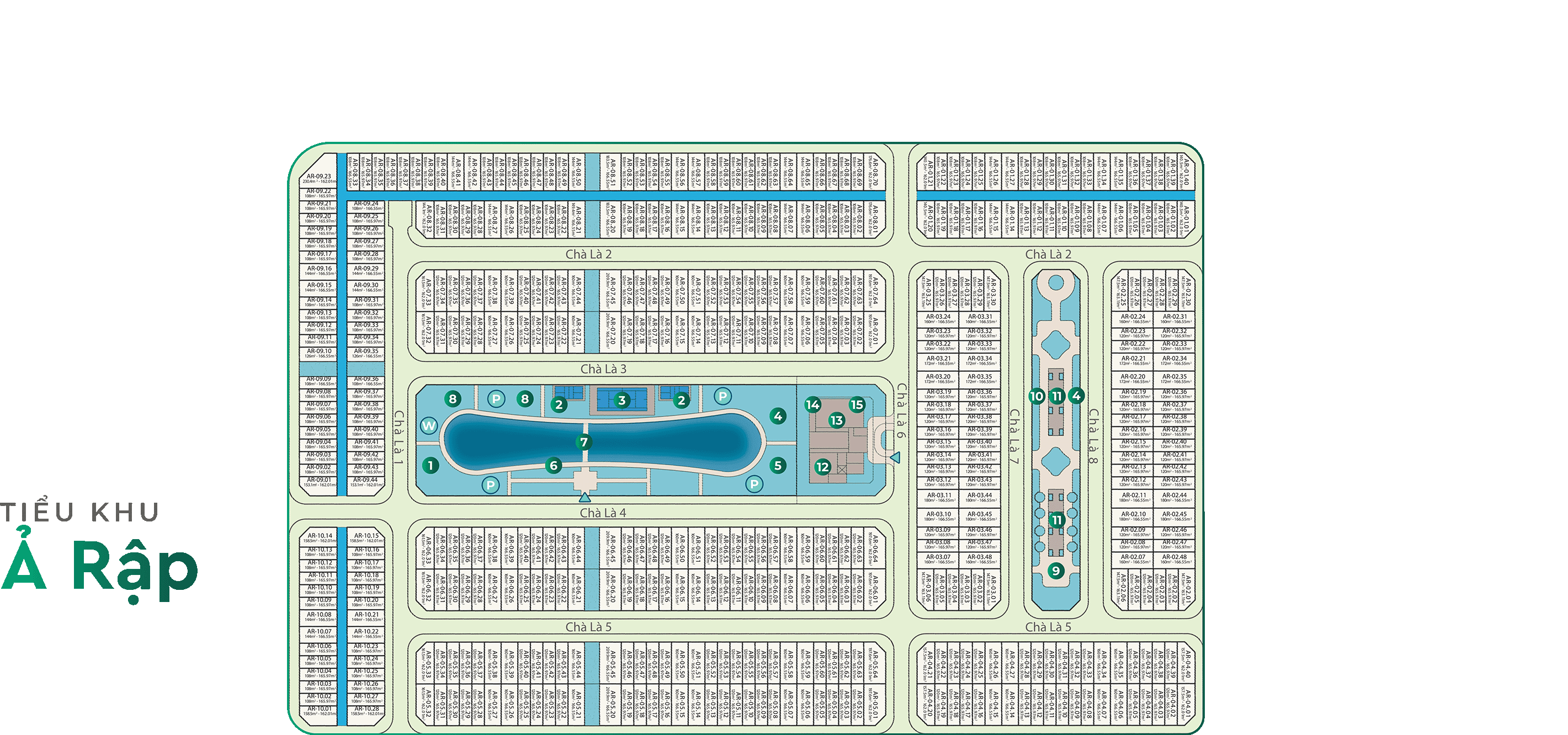 Mặt bằng khu đô thị caraworld